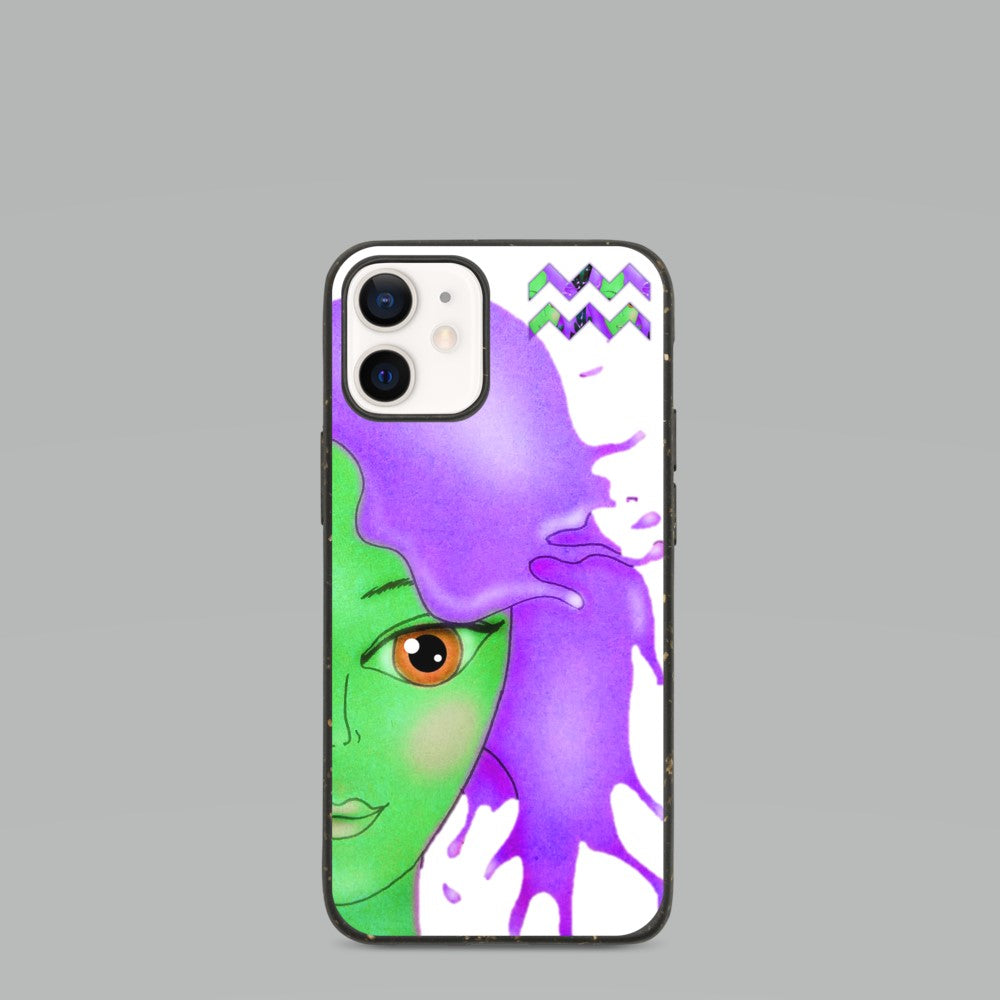 Biodegradable iPhone 11, 10, 8, 7 Cases for Aquarians. iPhone 12 Case for Aquarians. Cool Birthday Gift. . WickedYo.